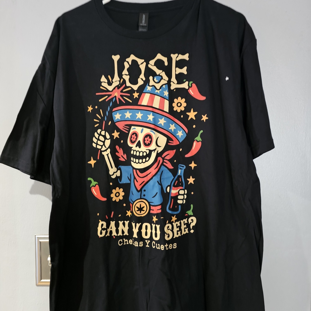 Jose Black Graphic T-Shirt